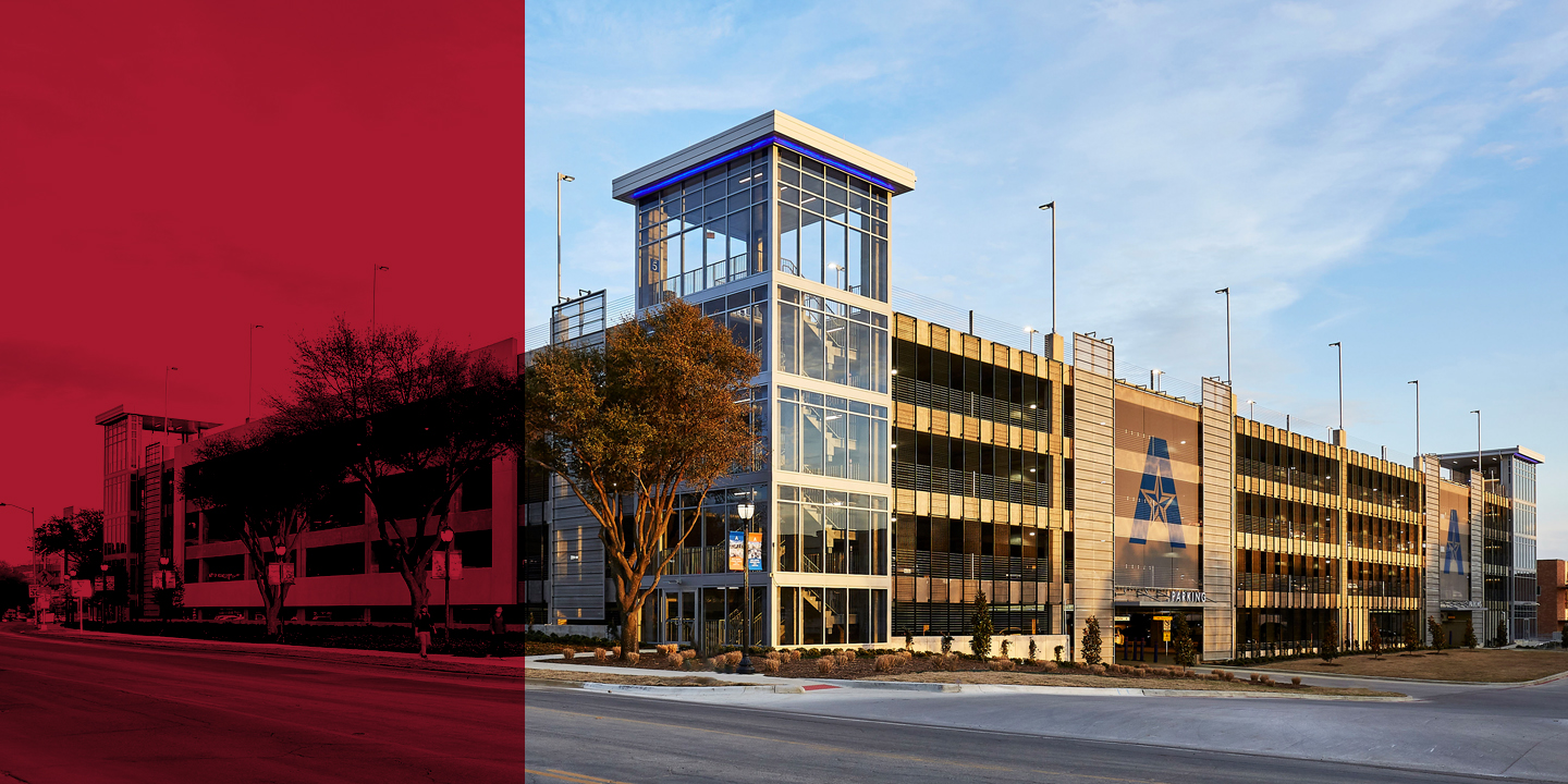 UT Arlington Parking Garage West Campus Hensel Phelps