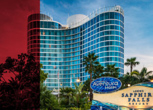 Aventura Hotel at Universal Orlando Website Header Image