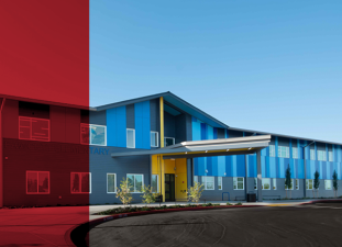 website header image of school construction project