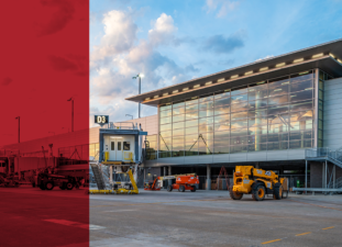 Nashville International Airport Concourse D and Terminal Wings website header image