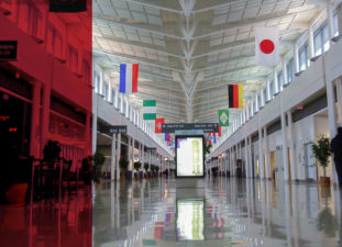 Midfield Concourse at Washington Dulles International Airport Website Header Image