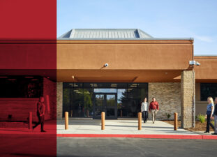Building exterior showing entrance
