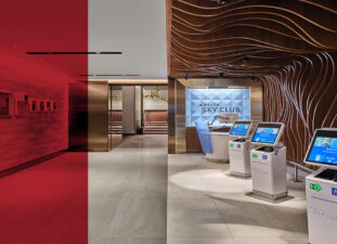 SEA Delta Sky Club Entry Lounge Hallway Website Header Image