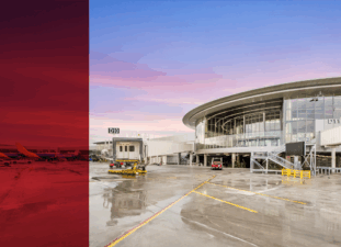 Nashville International Airport (BNA) website header image