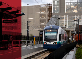 Sound Transit's Downtown Redmond Link Extension Marymoor Village Station Parking Garage website header image