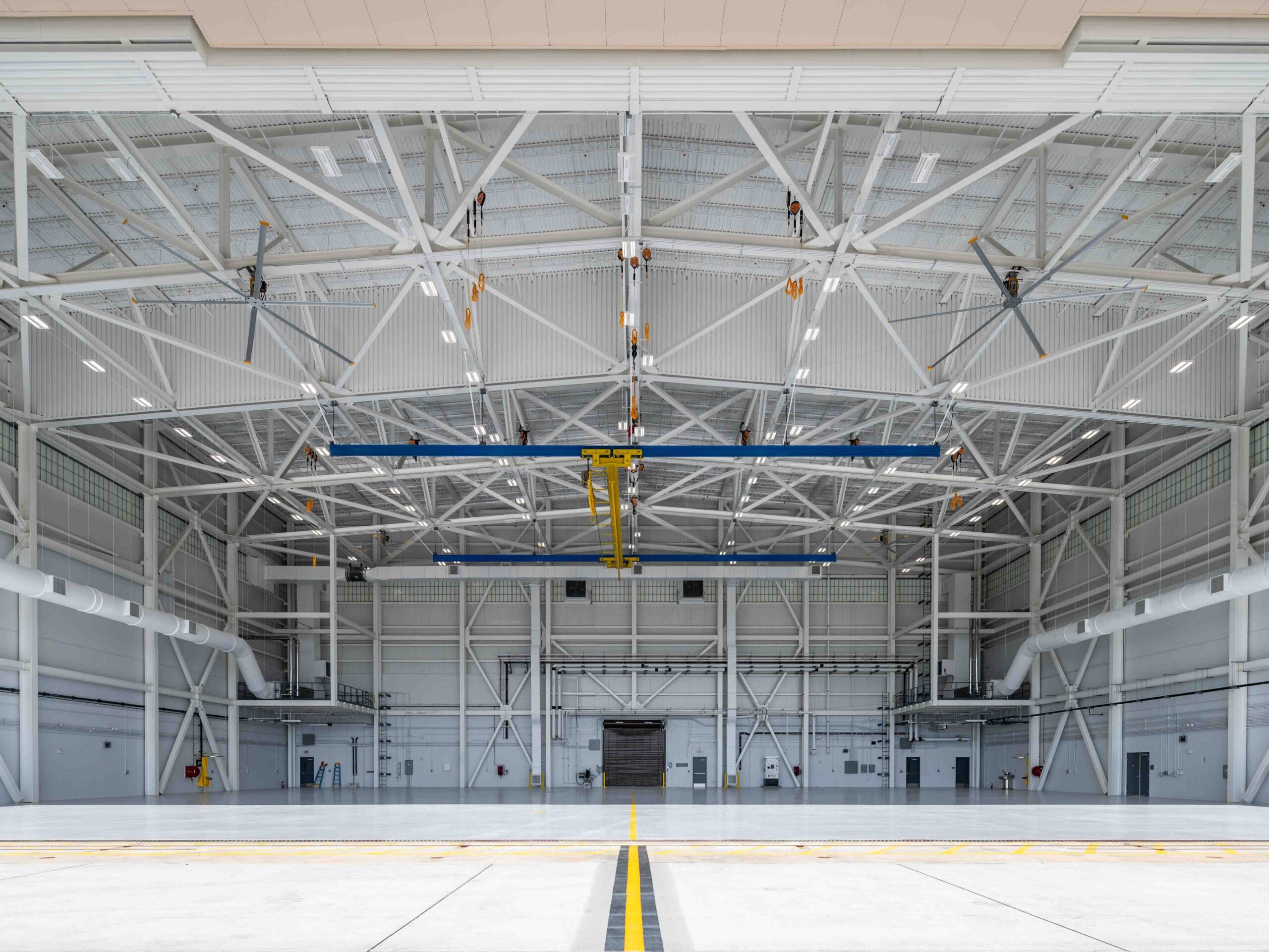 Interior of the SOF Aircraft Maintenance Unit and Weapons Hangar Facility
