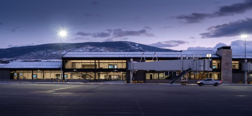 exterior of Eagle County Regional Airport