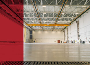Aircraft Maintenance Hangar website header image