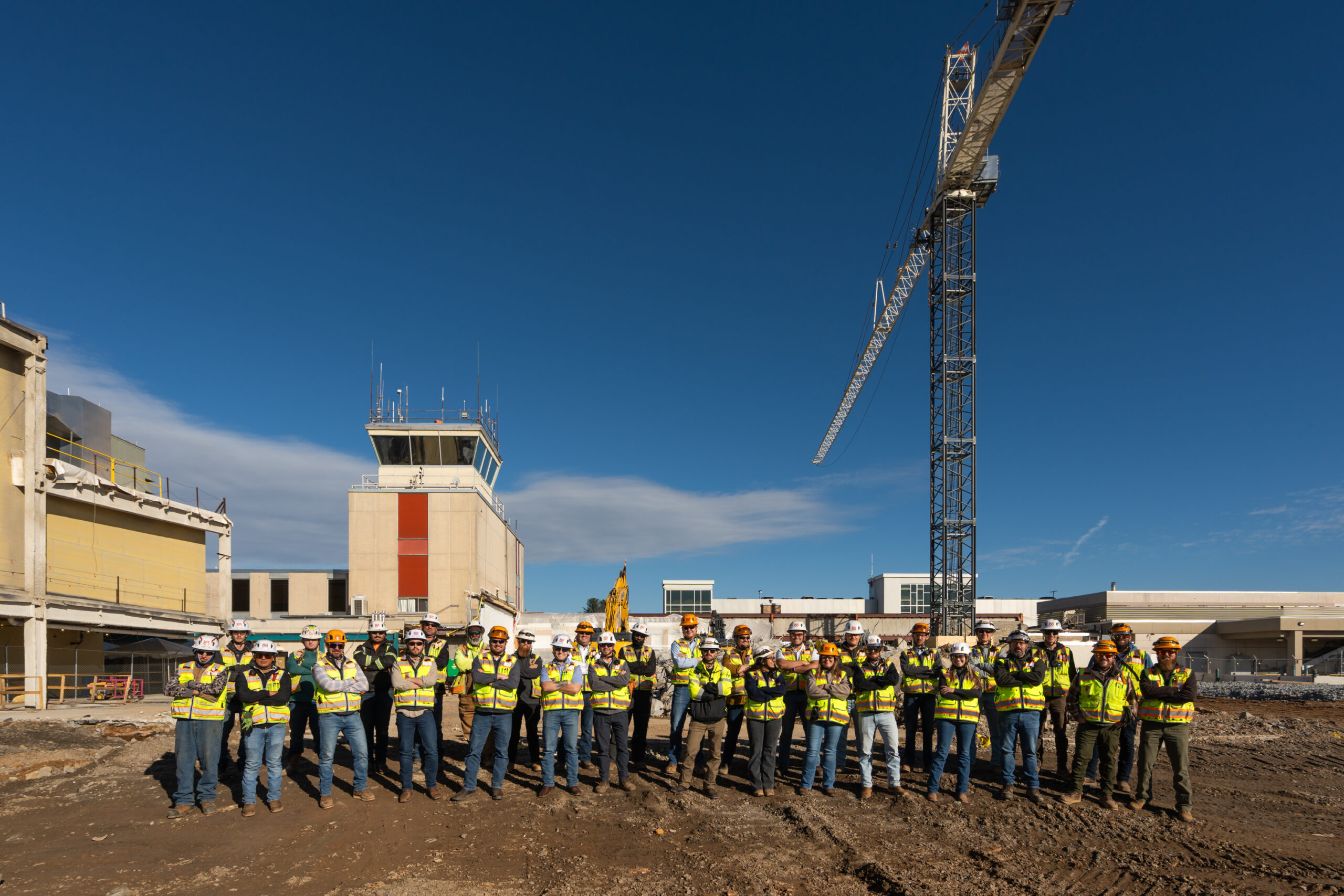 AVL airport interior – concourse perspective