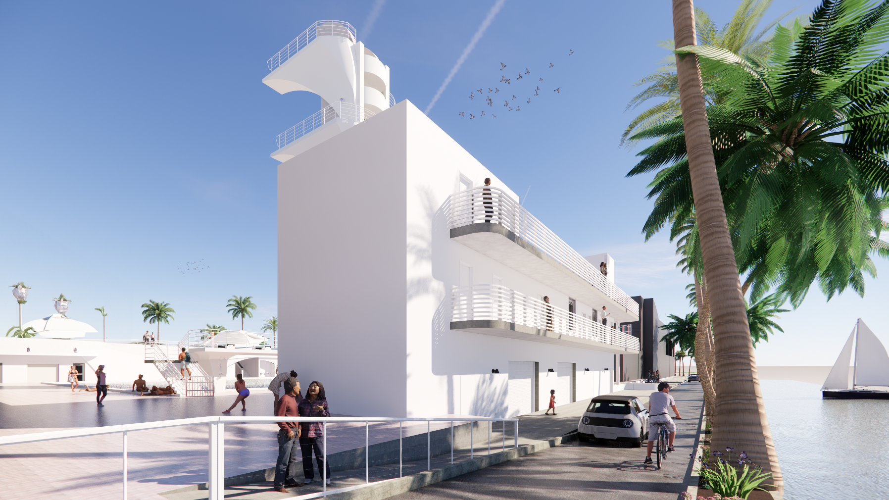 International Swimming Hall of Fame Rendering