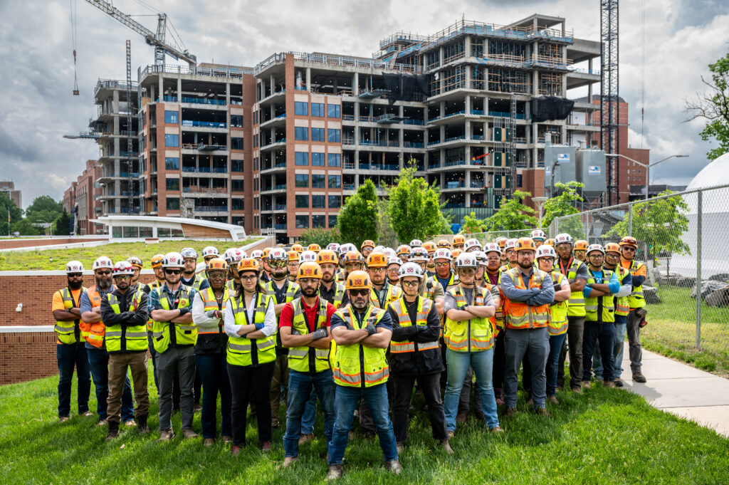 Hensel Phelps jobsite group photo