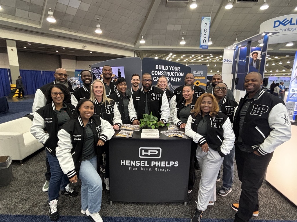 Hensel Phelps Talent acquisition team poses at NSBE 2026