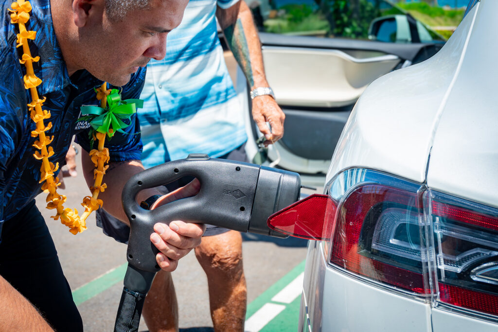 Sustainability Partners tests new EV charging station