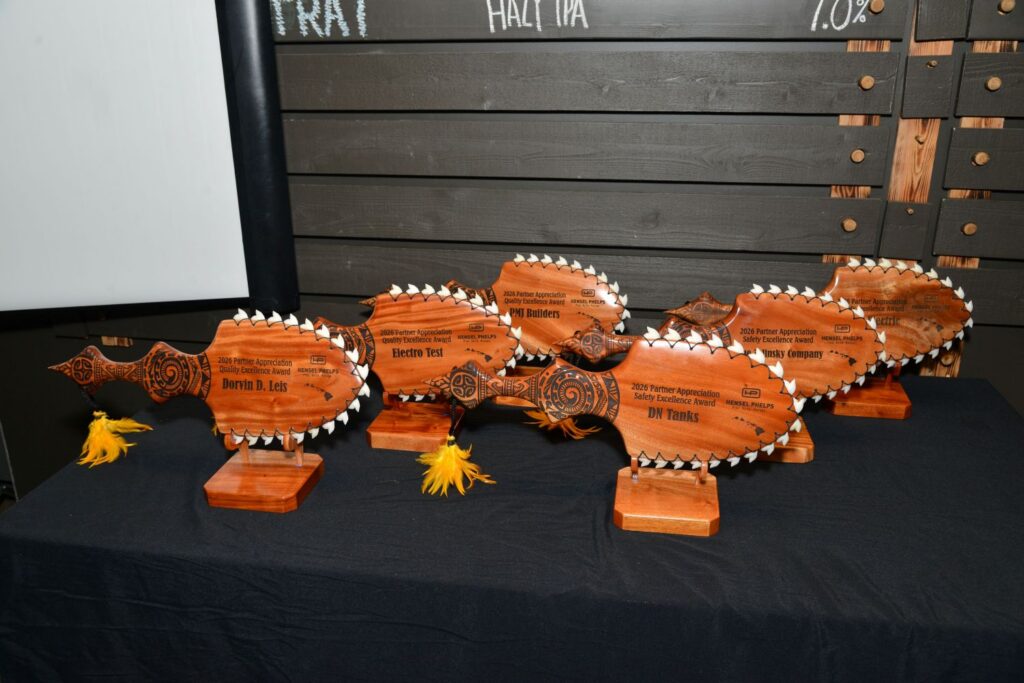 Recognizing excellence in safety and quality. Honorees were presented with a leiomano, a traditional Hawaiian symbol of leadership, resilience, and the commitment to overcome challenges while delivering exceptional results. 