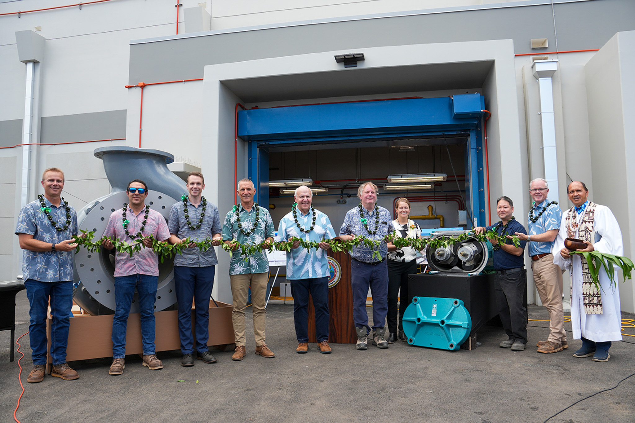 Sand Island WWTP Secondary Treatment Phase 1 Opening Event in Hawaii with the City & County of Honolulu, project stakeholders and partners.