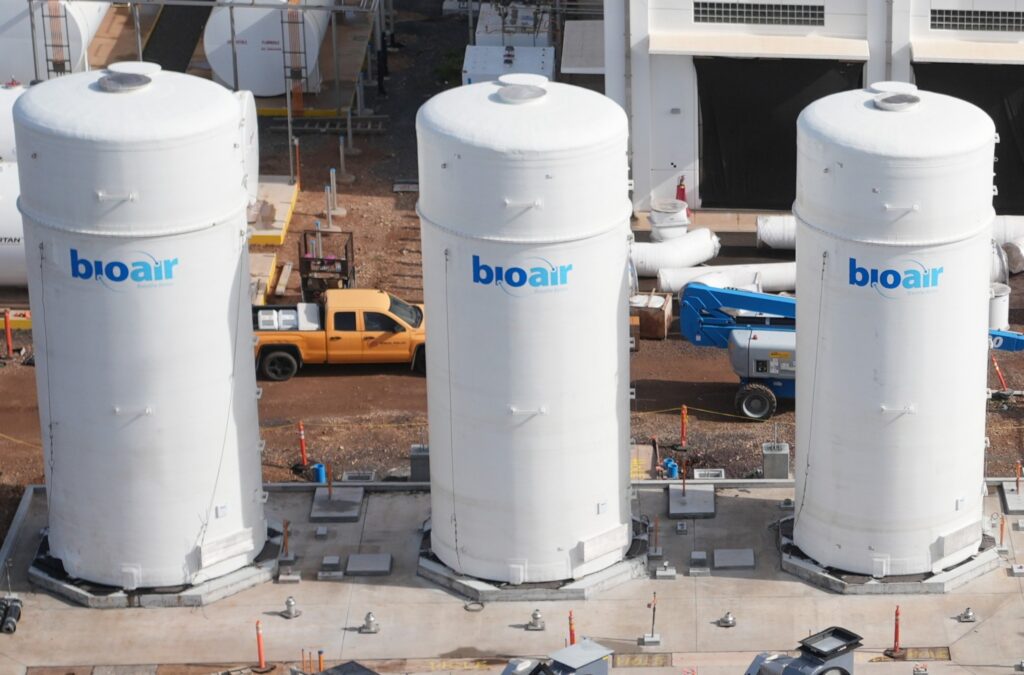 Biotrickling OCS (BioAir) at Honouliuli Wastewater Treatment Plant 