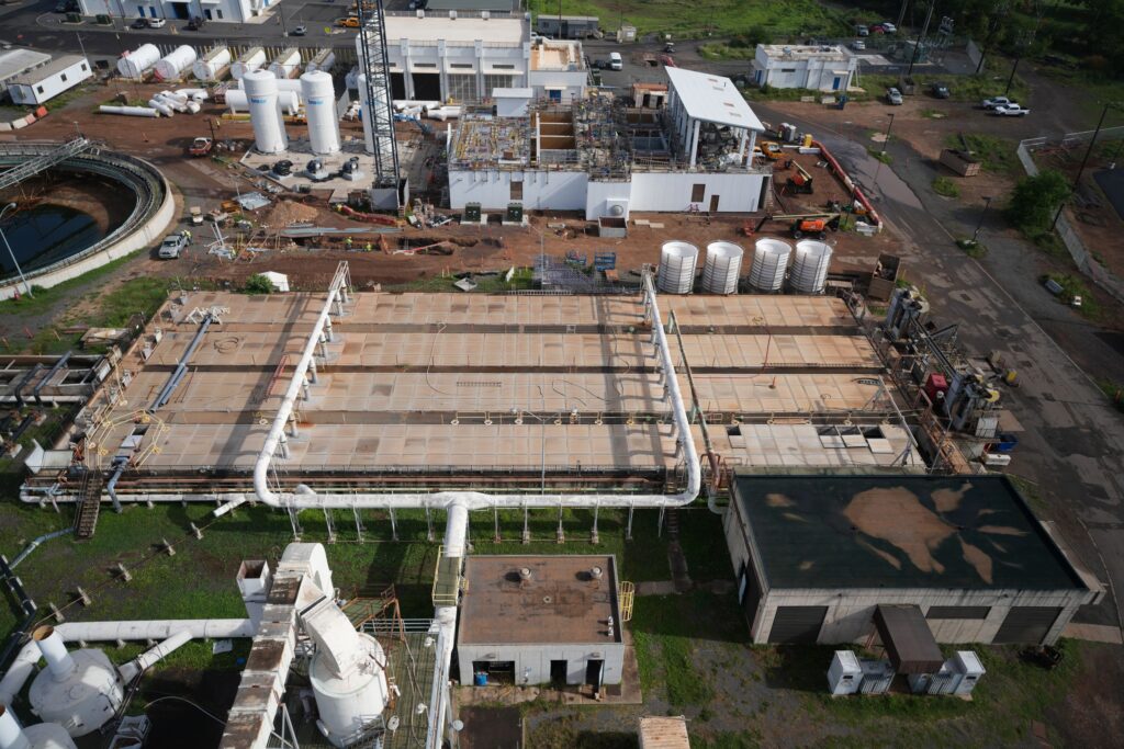 The HRBC facility at Honouliuli Wastewater Treatment Plant