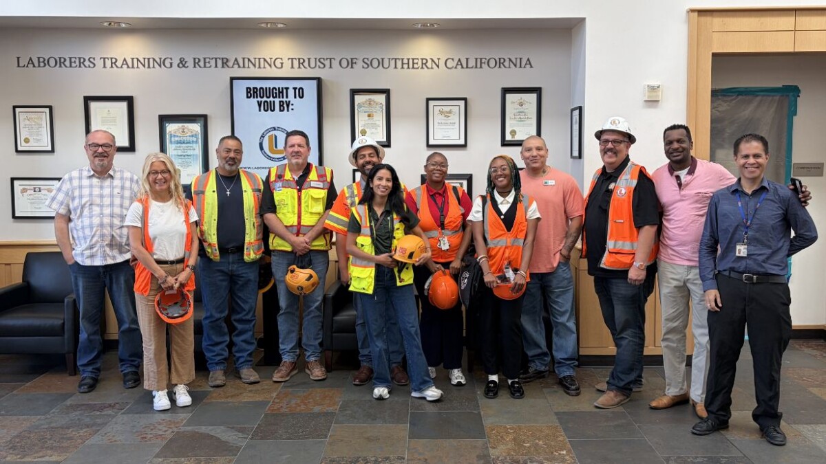 Participants of the Hensel Phelps Employment Opportunities Program in Southern California